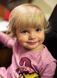 Lera Gaivoronskaya, 2 years old, pathology in the development of the right shin bones, staged surgeries are required to repair them at St. Mary’s Hospital (West Palm Beach, Florida, United States), <nobr>24,000.00 USD</nobr>